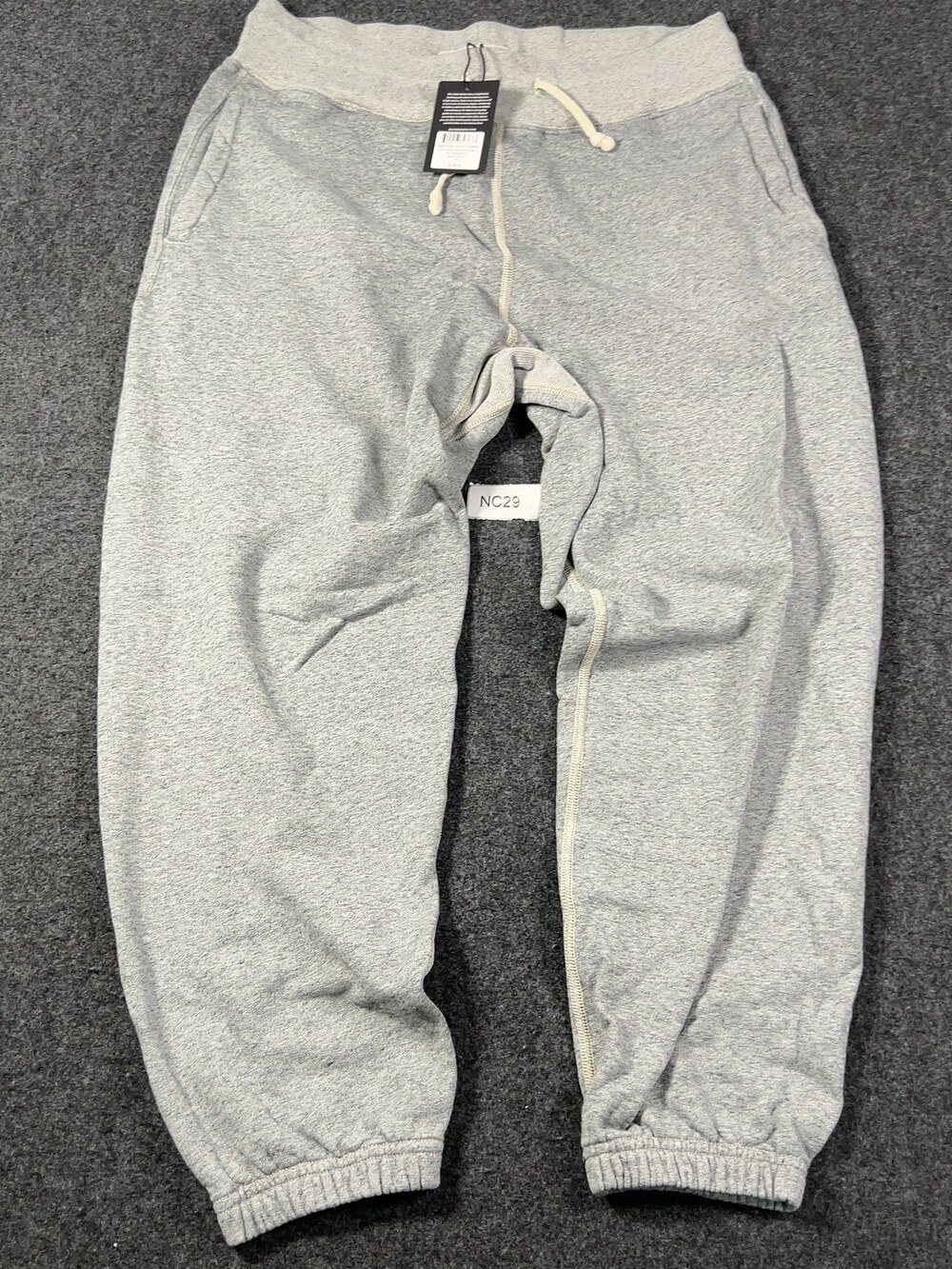 Buck Mason Two Tone Heather Grey Welterweight Sweatpants Medium Msrp148 [NC29]